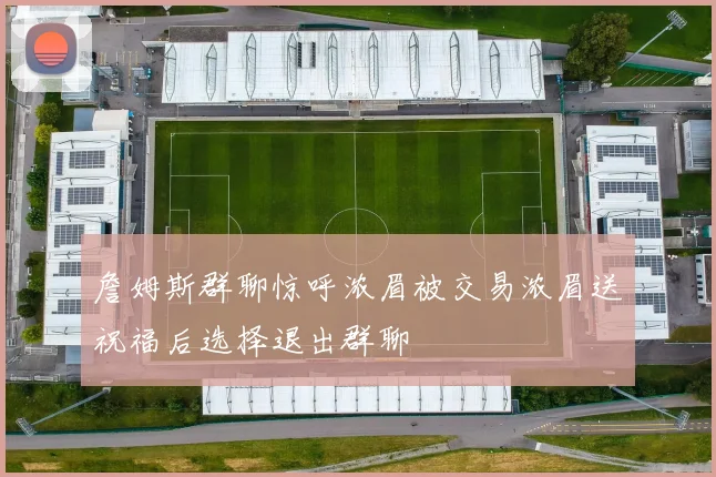 詹姆斯群聊惊呼浓眉被交易浓眉送祝福后选择退出群聊