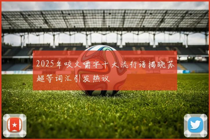 2025年咬文嚼字十大流行语揭晓苏超等词汇引发热议